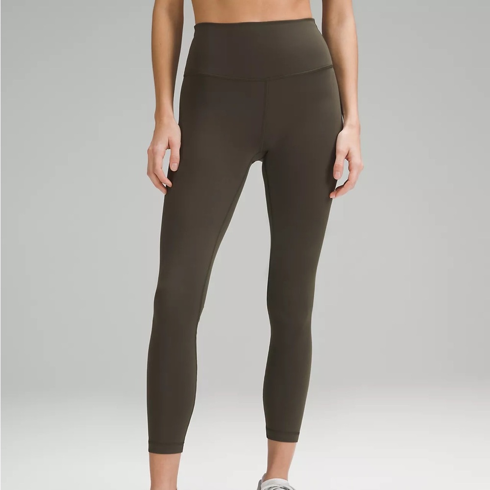 Lululemon Olive Green 25” High Rise Leggings